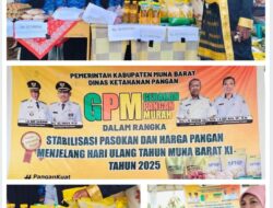 Pemkab Salurkan Bantuan Beras, Dinas Ketahanan Pangan Juga Gelar GPM Jelang  HUT Mubar Ke – XI