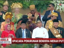 Upacara Penurunan Bendera HUT RI Ke 80, Lima Perwakilan MAKN Diundang Saat Penurunan Bendera, YM La Ode Riago Wakili Sulawesi